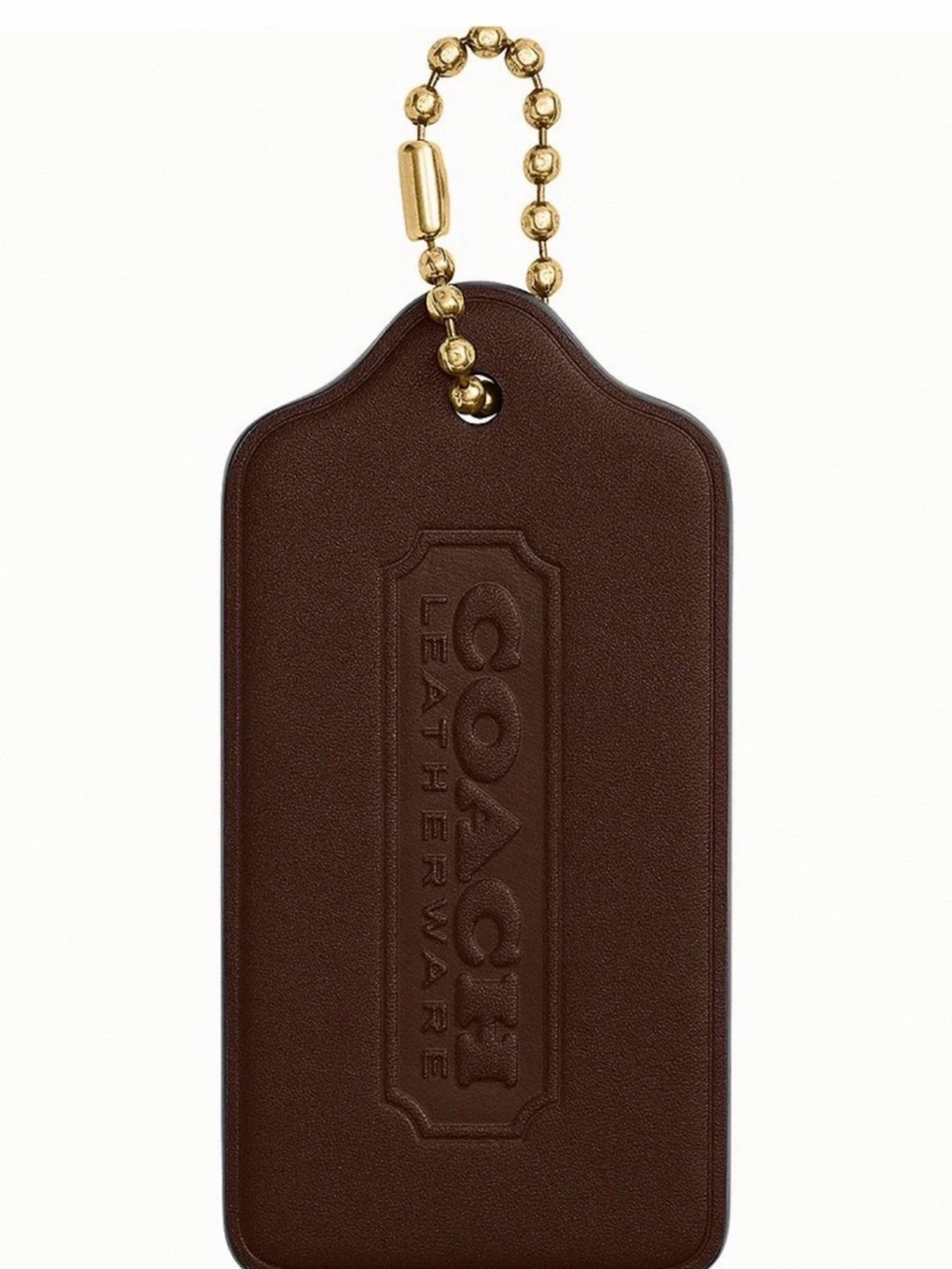 COACH XL Hangtag Bag Charm NWT